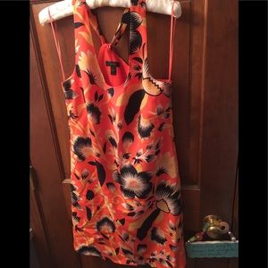 J. Crew 100% Silk Tropical Print Sundress-Size 0